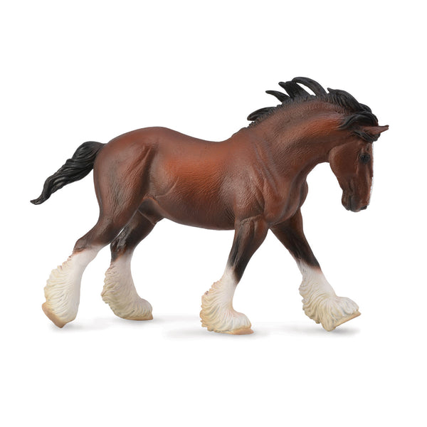 Breyer CollectA Bay Clydesdale Stallion